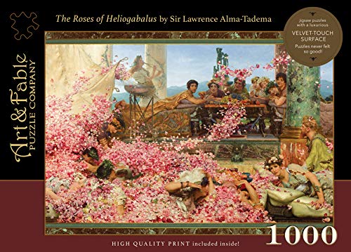 Art & Fable, "The Roses Of Heliogabalus" By Sir Lawrence Alma-Tadema, 1000 Piece Fine Artwork Premium Adult Jigsaw Puzzle