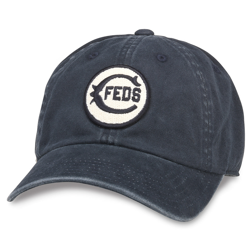 American Needle Archive Federal League Chicago Federals Baseball Dad Hat (44740A-CHF-NAVY)