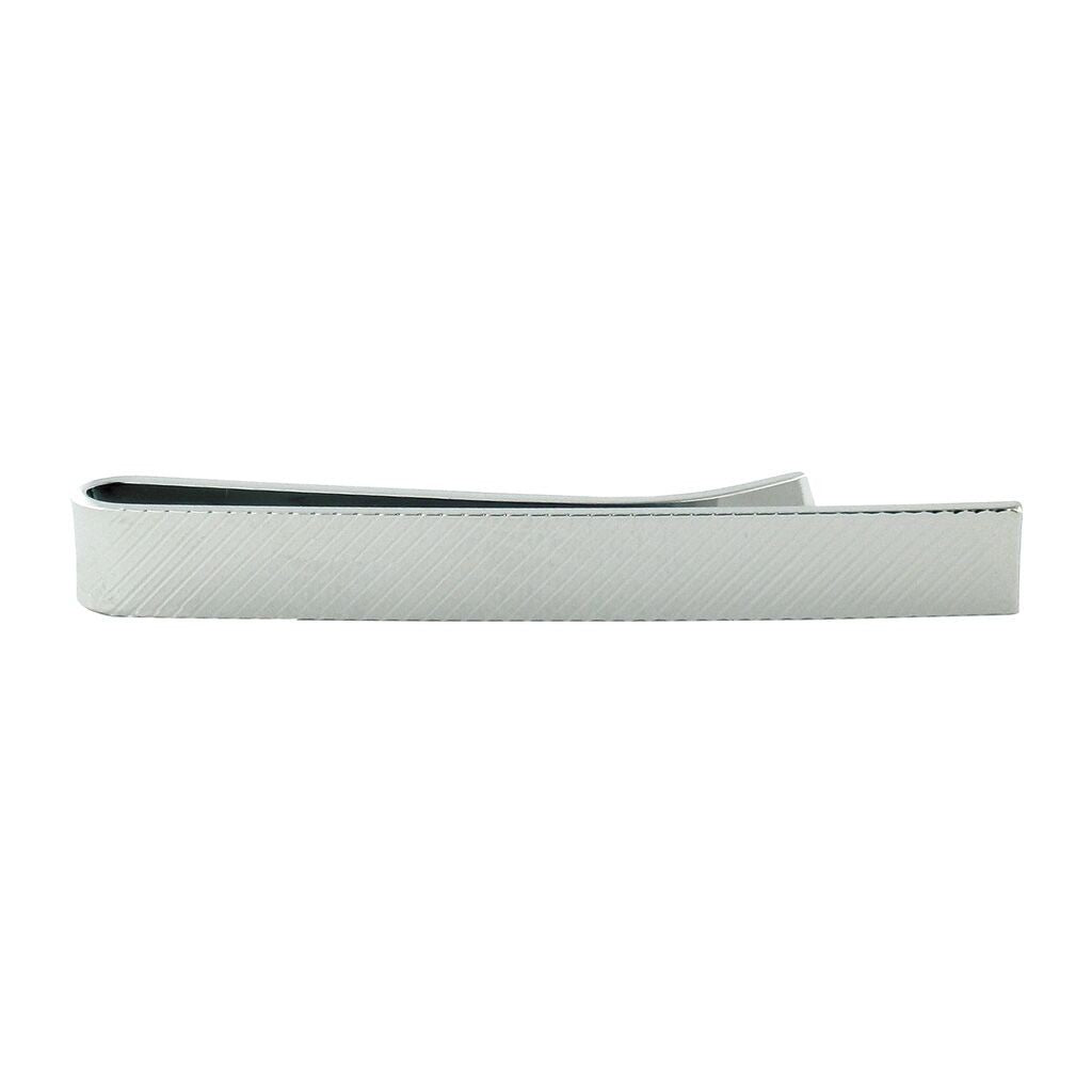 David Donahue Men's Sterling Silver Classic Slide On Tie Bar (TB310602)