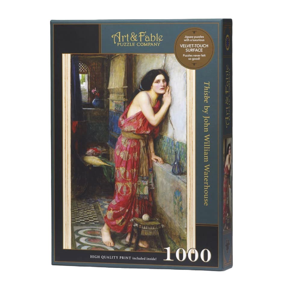 Art & Fable, Thisbe by John William Waterhouse, 1000 Piece Fine Artwork Premium Adult Jigsaw Puzzle