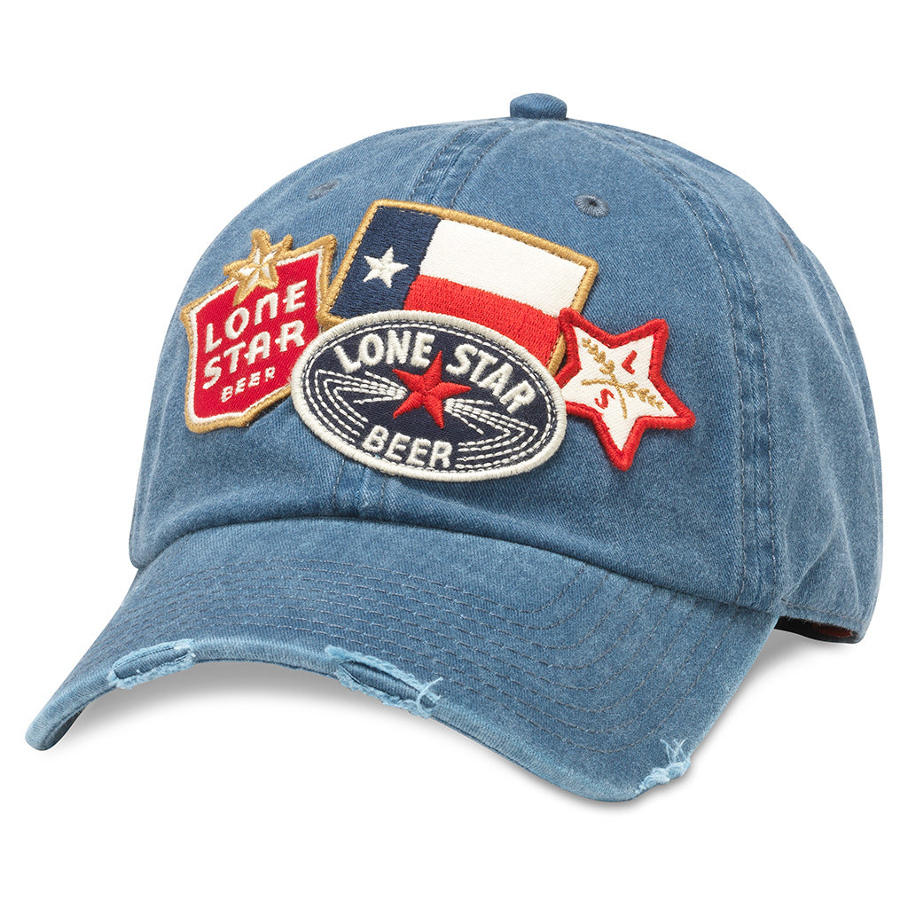 American Needle Iconic Lone Star Baseball Dad Hat (PBC-1907B-NAVY)