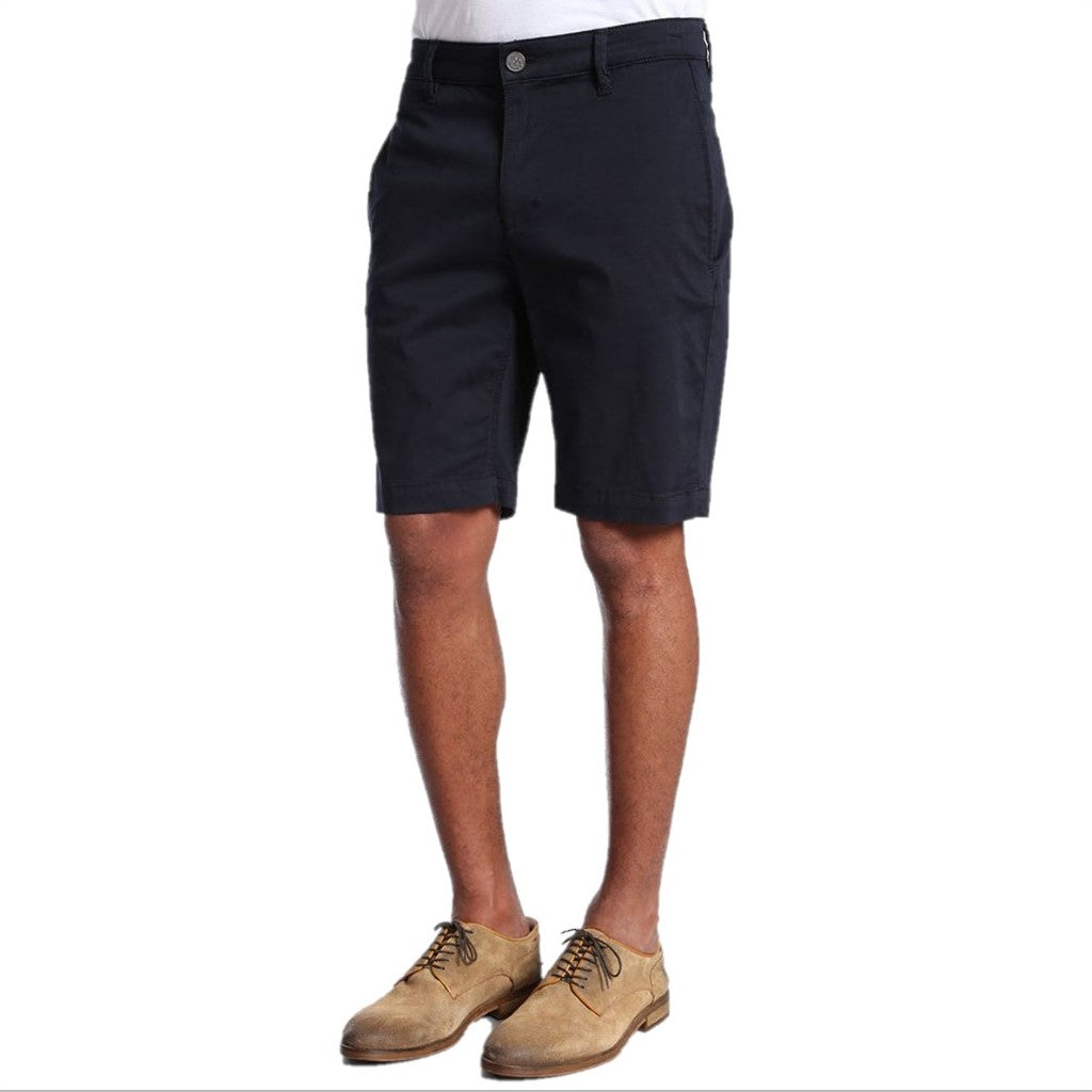 34 Heritage Men's Nevada Navy Blue Twill Chino Stretch Cotton Shorts