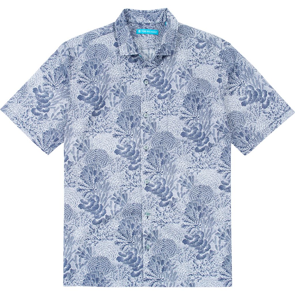 Tori Richard Mens Regular Fit Short Sleeve Cotton Hawaiian Shirt
