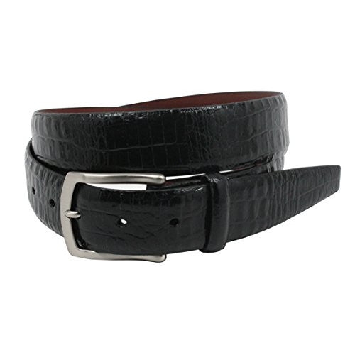 Torino Leather Torino Leather Black Antiqua Belts w/Brass