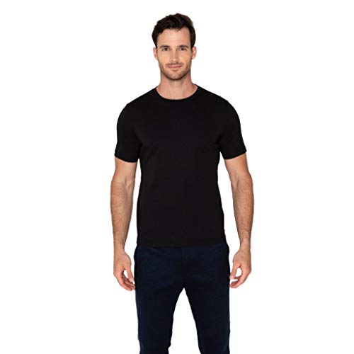 Raffi Men's Short Sleeve Premium Crew Neck Tee Shirt 100% Aqua Cotton, –  Epic Mens