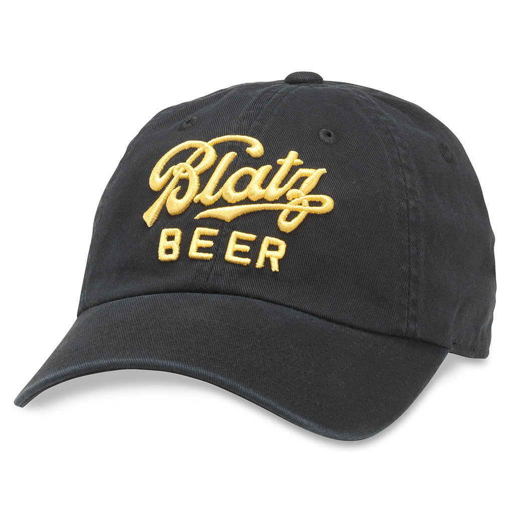 American Needle Ballpark Blatz Beer Baseball Dad Hat (PBC-1901D-BLK)