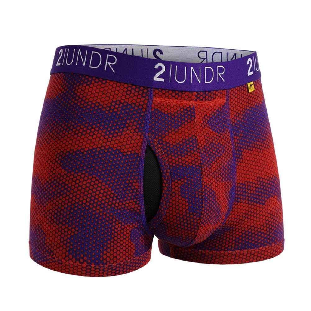 2UNDR Mens Swing Shift 3" Boxer Trunk Underwear