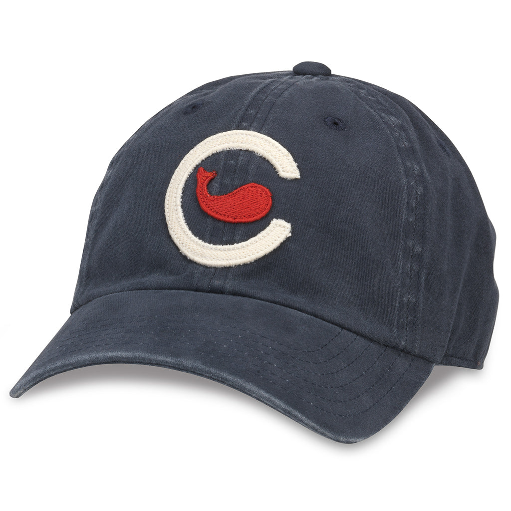 American Needle Archive Federal League Chicago Whales Baseball Dad Hat (44740A-WHA-NAVB)