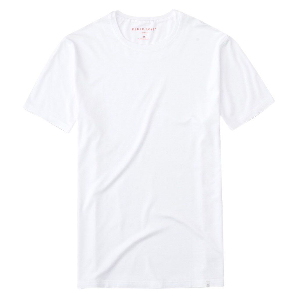 Derek Rose Men's White Short Sleeve T-Shirt