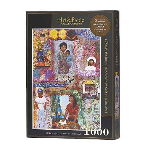 Art & Fable, I Thought The Streets were Paved with Gold: by Pacita Abad, 1000 Piece Fine Artwork Premium Adult Jigsaw Puzzle