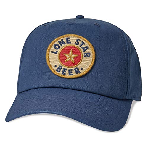 AMERICAN NEEDLE Lone Star Beer Baseball Hat, Surplus Collection, Navy (PBC-2005B-NAVY)