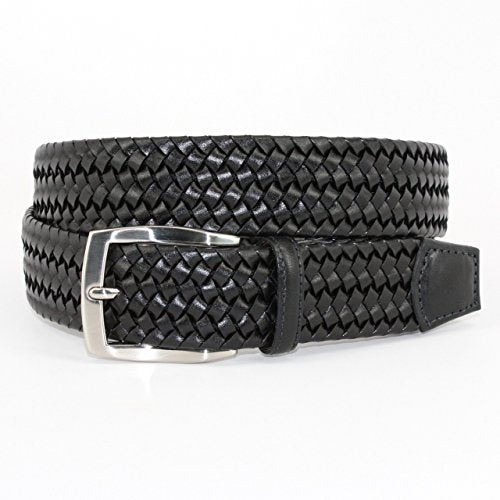 Torino Leather Co. Men's 35mm Italian Woven Stretch Leather
