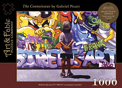 Art & Fable, "The Connoisseur" By Gabriel Picart, 1000 Piece Fine Artwork Premium Adult Jigsaw Puzzle