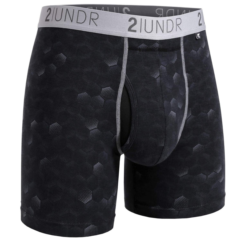 2UNDR Men's Swing Shift 6" Boxer Brief Underwear