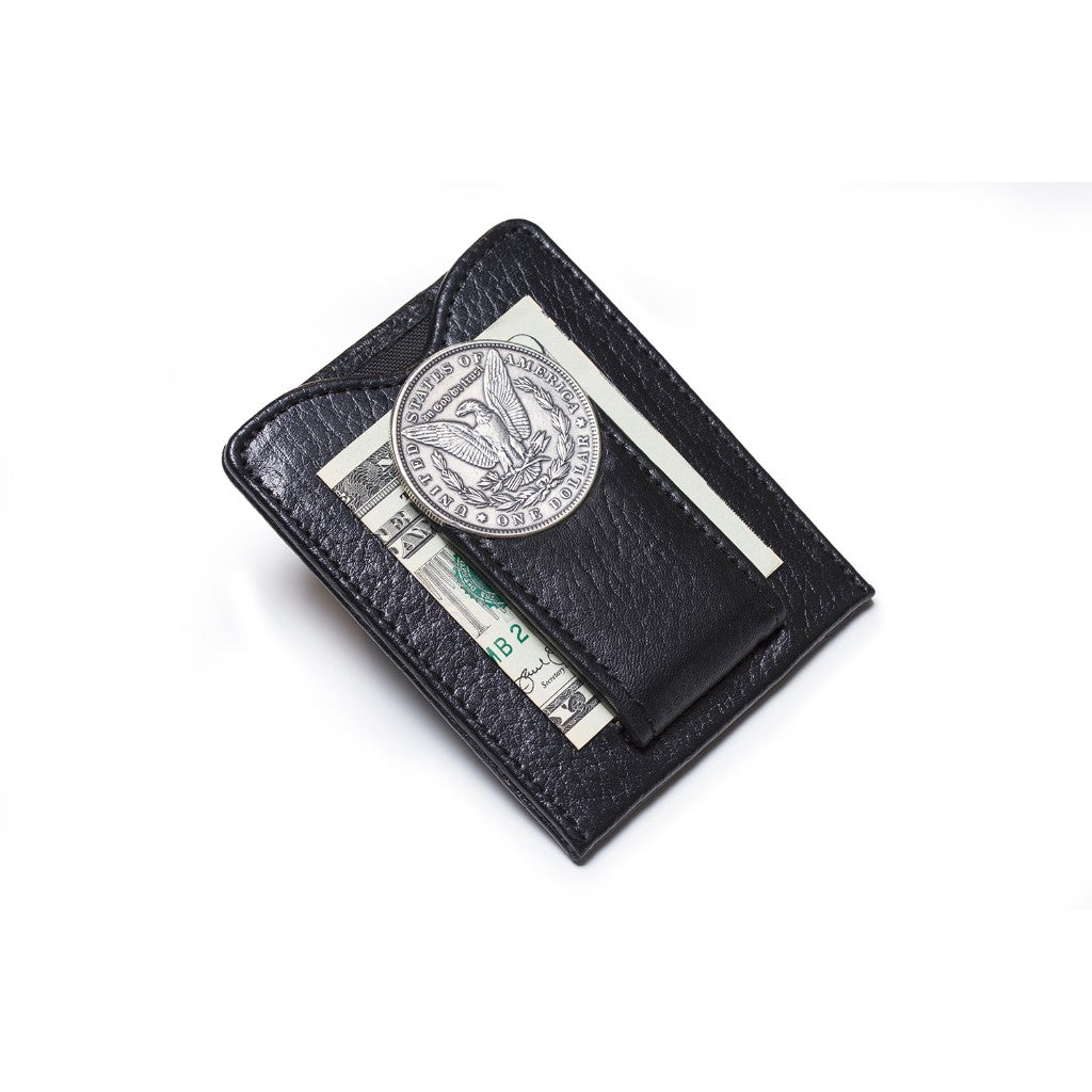 Tokens & Icons Men's 1800's Morgan Silver Dollar Money Clip Wallet