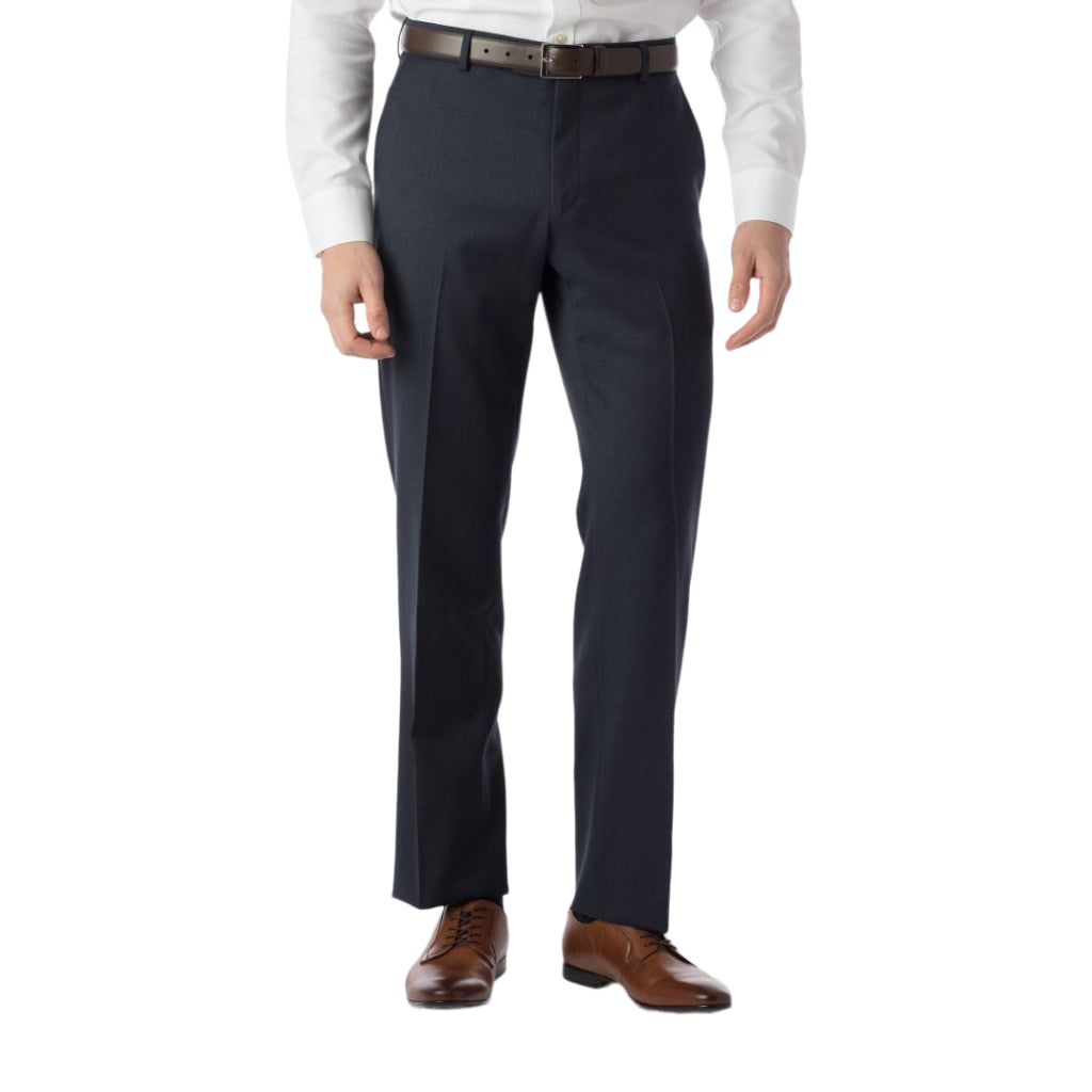 Ballin Men's Modern Fit SOHO Comfort "EZE" Super 120's Gabardine Trouser Pants