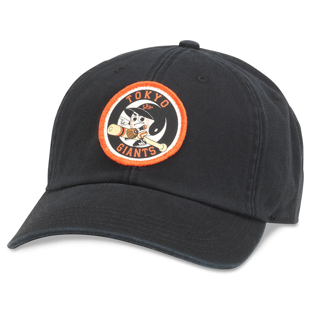 American Needle Hepcat Central League Yomiuri Tokyo Giants Casual Baseball Hat (43870A-YOG-BLK)
