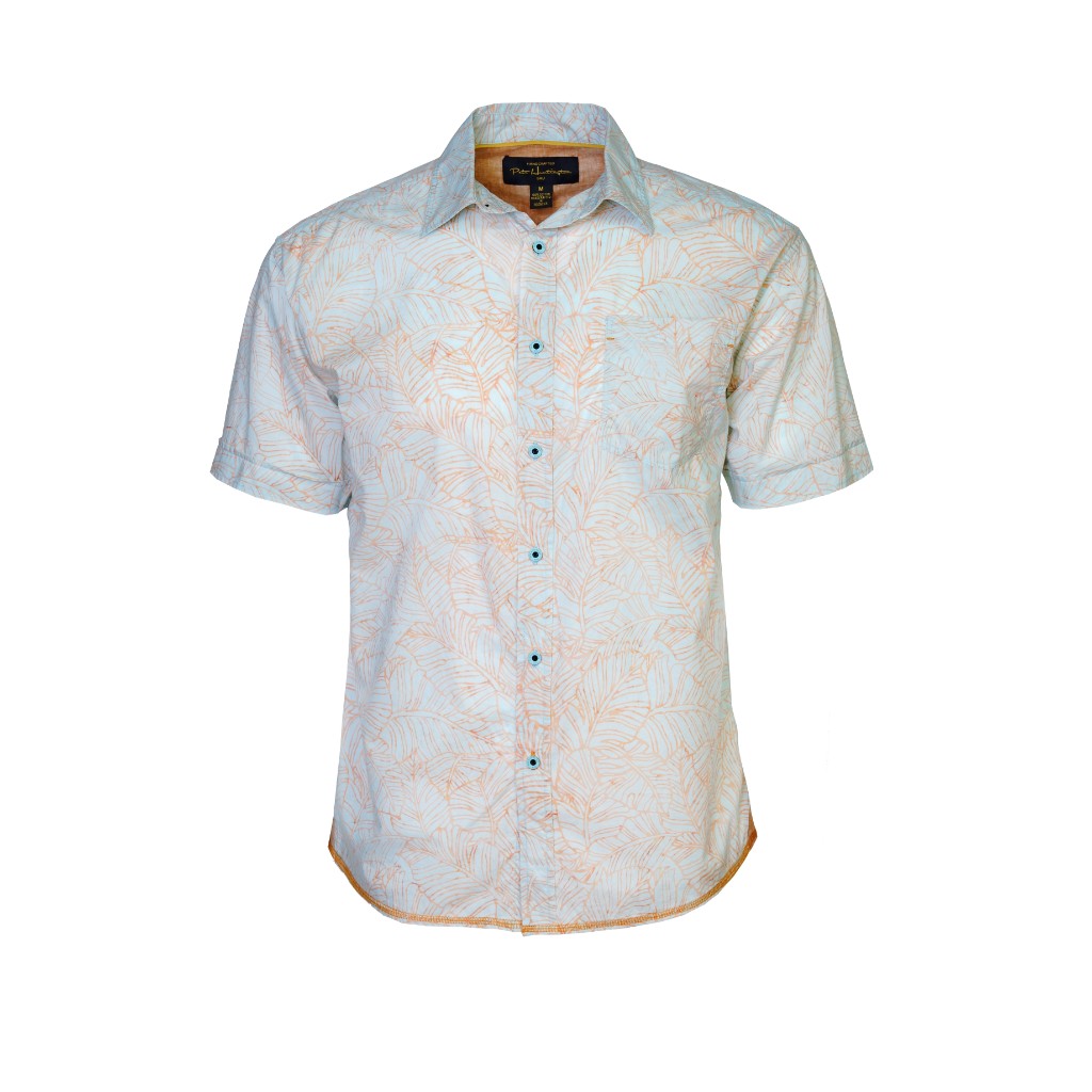 Pete Huntington Mens Premium Short Sleeve Woven Cotton Dress Shirt (PH505TM)