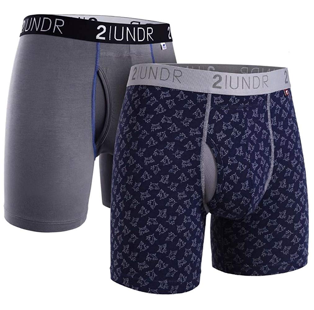 2UNDR Swing Shift 6" Boxer Brief 2-Pack