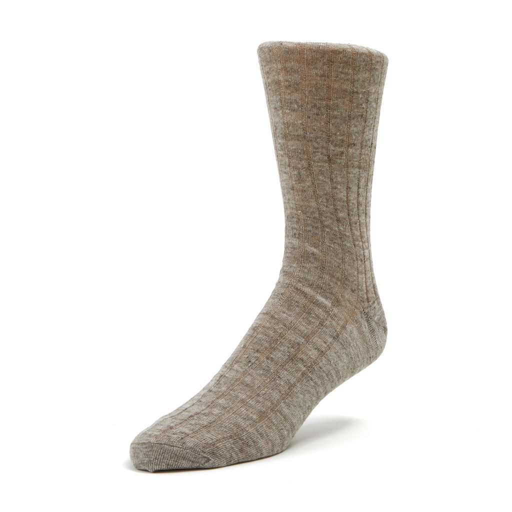 Marcoliani Men's Italian Fine Merino Wool Fancy Circo Mid Calf Socks –