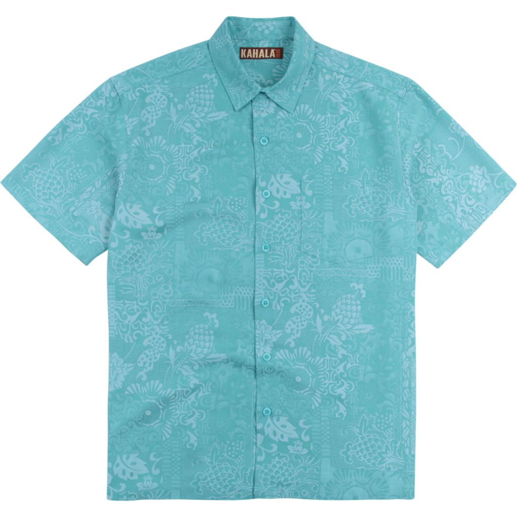 Rayon Mens Hawaiian Shirts Regular Fit Short Sleeve Hawaiian Shirts for Men  with Front Pocket
