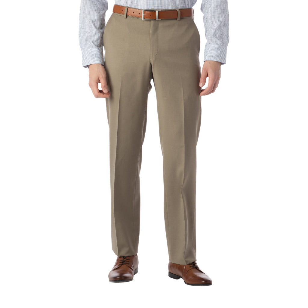 Ballin Men's Modern Fit SOHO Comfort "EZE" Super 120's Gabardine Trouser Pants