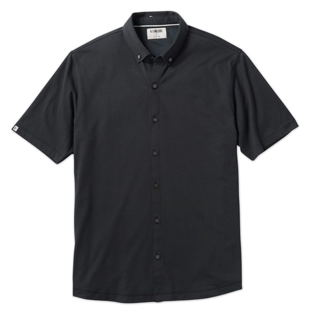 Linksoul Aldo Short Sleeve Organic Cotton/Recycled Polyester Button Down Men's Shirt