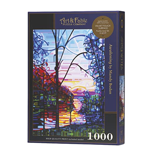Art & Fable, Awakening by Mandy Budan, 1000 Piece Fine Artwork Premium Adult Jigsaw Puzzle